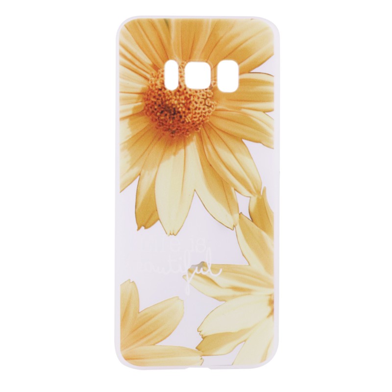 

TPU чохол матовий soft touch color на Samsung G955 Galaxy S8 Plus (Жовті Ромашки) 61318