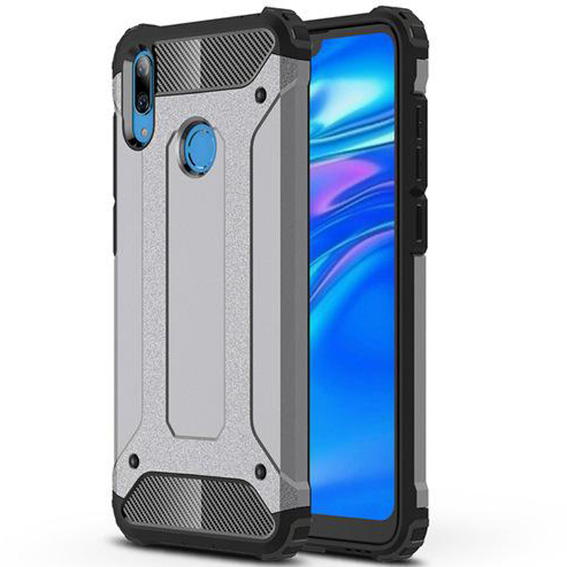 

Броньований протиударний TPU+PC чохол Immortal для Xiaomi Redmi 7 (Металл / Gun Metal) 697155