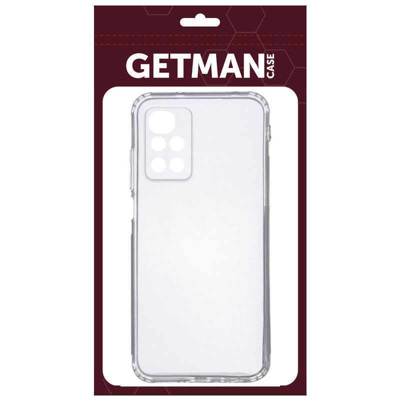 Фото TPU чохол GETMAN Clear 1,0 mm на Xiaomi Redmi 10 (Прозорий (прозорий)) на vchehle.ua