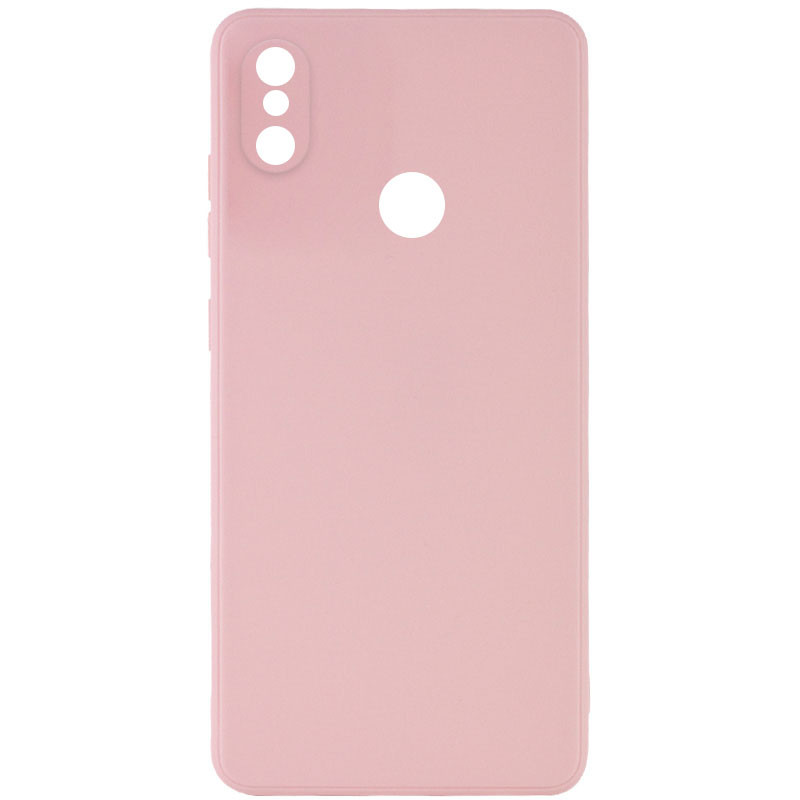 Силиконовый чехол Candy Full Camera для Xiaomi Redmi Note 5 Pro / Note 5 (AI Dual Camera) (Розовый / Pink Sand)