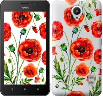

Чехол Нарисованные маки для Huawei Y635 744230
