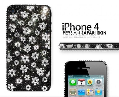 Фото Наклейка Dreamplus Persian Safari Skin Series для Apple iPhone 4 (Цветок) на vchehle.ua