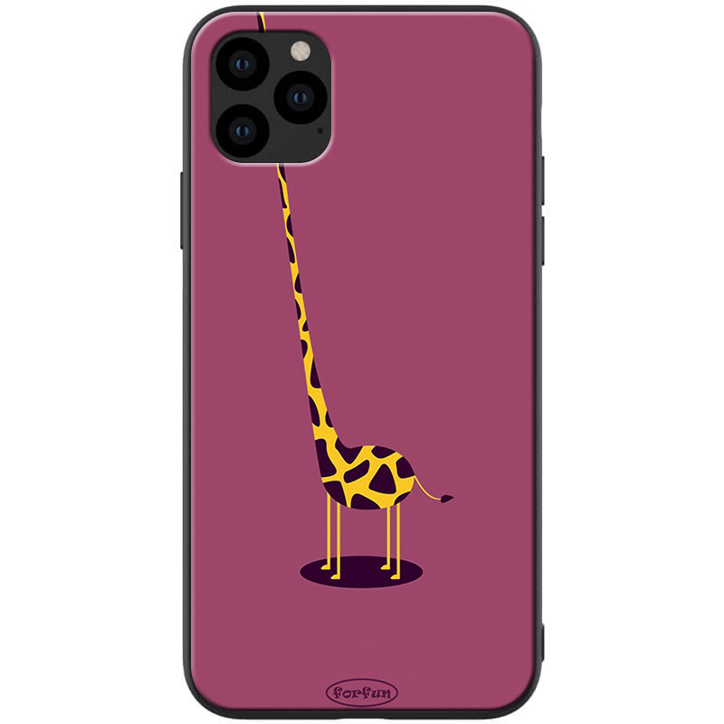 

TPU+PC чехол ForFun для Apple iPhone 11 Pro (5.8") (Жираф / Фиолетовый) 788482