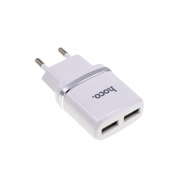

Мзп HOCO C12 Dual USB Charger 2.1A (+кабель microUSB 1м) (Білий) 454023