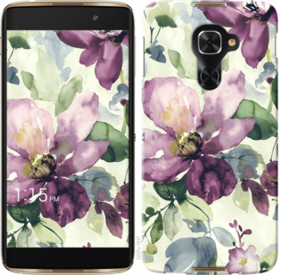 

Чехол Цветы акварелью для Alcatel Idol 4 Pro 923794