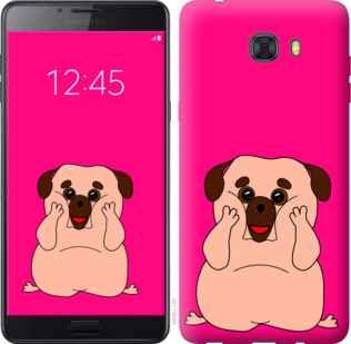 

Чохол Веселий мопс на Samsung Galaxy C9 Pro 928298