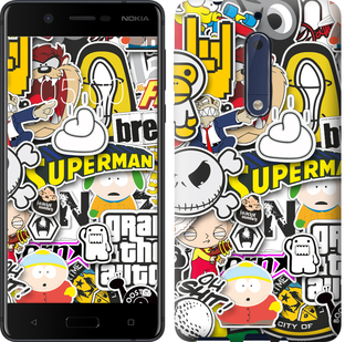 

Чохол Popular logos на Nokia 5 628193
