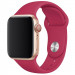 Силіконовий ремінець на Apple watch 38mm/40mm/41mm (Малиновий / Pomegranate)