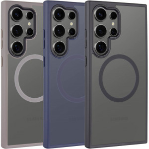 TPU+PC чохол Metal Buttons with Magnetic Safe Colorful на Samsung Galaxy S25 Ultra