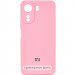 Чохол Silicone Cover Lakshmi Full Camera (AAA) with Logo на Xiaomi Redmi 13C / Poco C65 (Рожевий / Light pink)