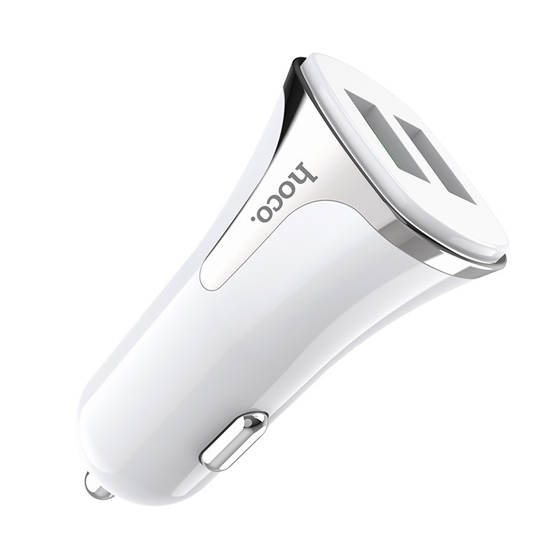 АЗУ Hoco Z31 QC3.0 (2USB/3.4A) + lightning (Белый)
