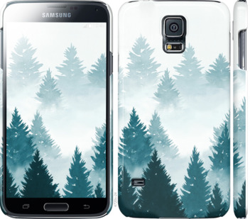 

Чехол Акварельные Елки для Samsung Galaxy S5 g900h 862360