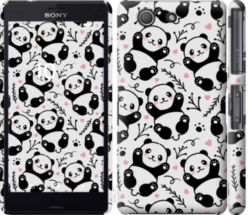 Чехол Панды для Sony Xperia Z3 Compact D5803