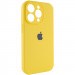 Фото Чехол Silicone Case Full Camera Protective (AA) для Apple iPhone 15 Pro (6.1") (Желтый / Yellow) на vchehle.ua