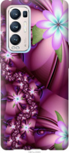 Чехол Цветочная мозаика для Oppo Reno5 Pro Plus