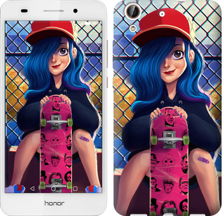 

Чохол Прикольна дівчинка зі скейтбордом на Huawei Honor 5A 618398