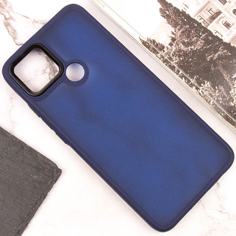 Чохол TPU+PC Lyon Frosted на Oppo A15s / A15 (Navy Blue) в магазині vchehle.ua