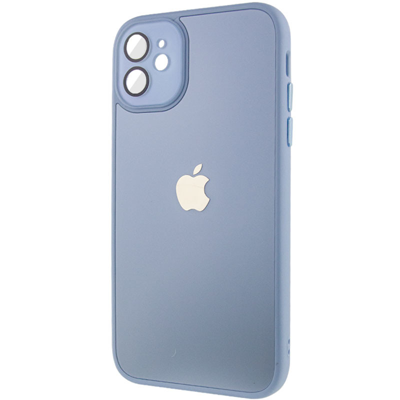 Фото Чехол TPU+Glass Sapphire Midnight для Apple iPhone 12 (6.1") (Голубой / Blue) в магазине vchehle.ua