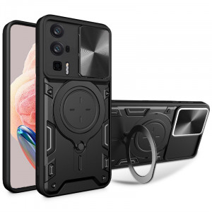 Ударопрочный чехол Bracket case with Magnetic для Xiaomi Redmi K60 Pro