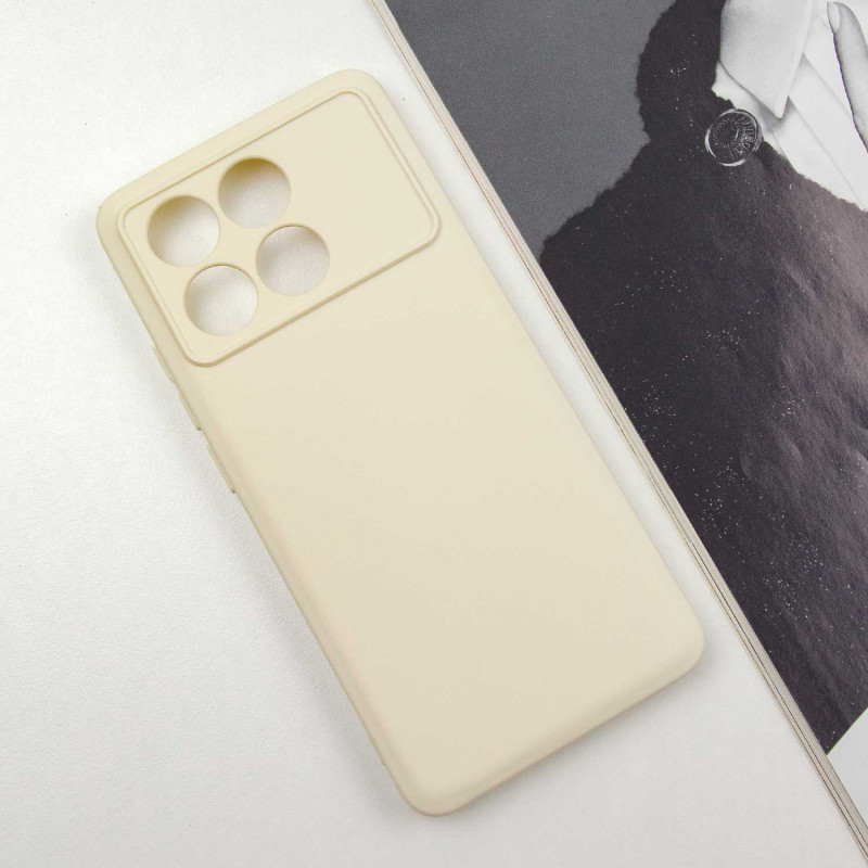 Фото Чохол Silicone Cover Lakshmi Full Camera (A) на Xiaomi Redmi Note 13 Pro 4G / Poco M6 Pro 4G (Пісочний / Sand) на vchehle.ua