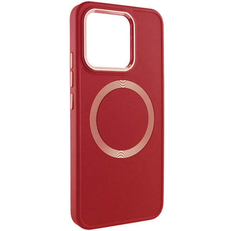 TPU чохол Bonbon Metal Style with Magnetic safe на Xiaomi Redmi Note 13 4G (Червоний / Red)