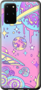 Чехол Розовая галактика для Samsung Galaxy S20 Plus