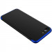 Пластиковая накладка GKK LikGus 360 градусов (opp) для Apple iPhone 7 plus / 8 plus (5.5") (Черный / Синий)