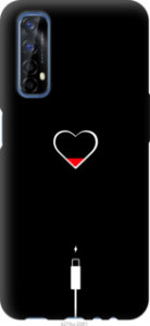 Чехол Подзарядка сердца для Realme 7