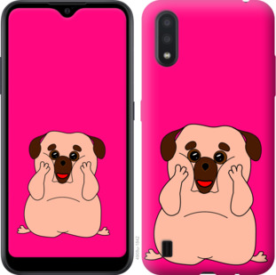 

Чохол Веселий мопс на Samsung Galaxy A01 A015F 928260