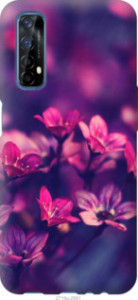 Чехол Пурпурные цветы для Realme 7