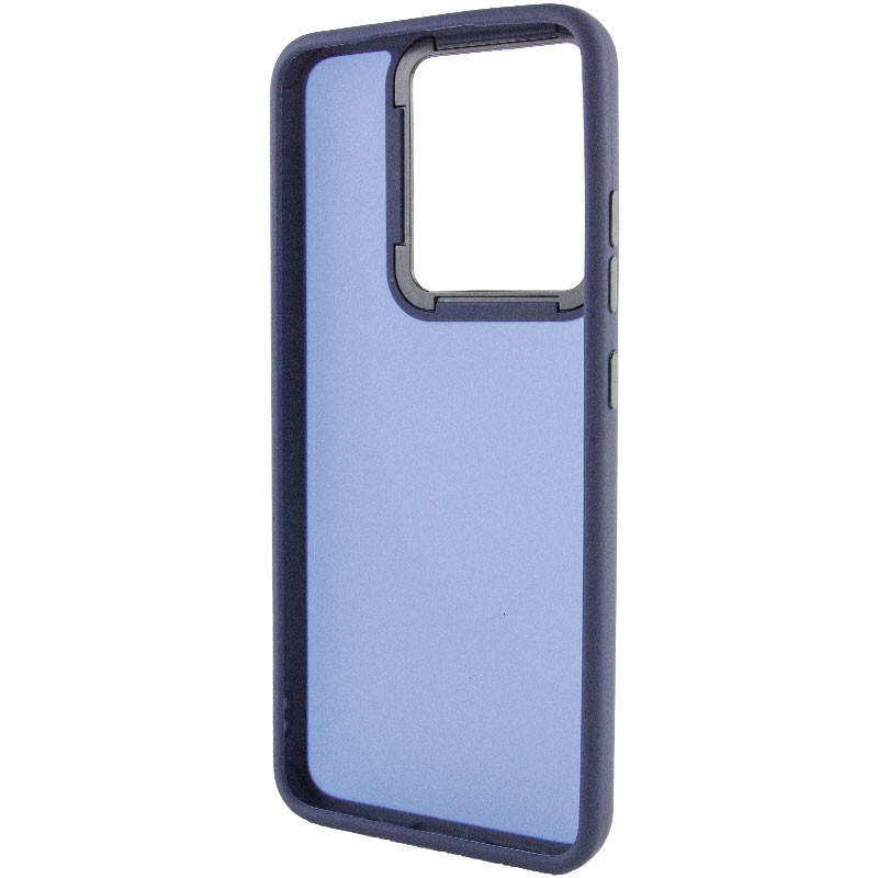 Фото Чохол TPU+PC Lyon Frosted на Motorola Moto E40 (Navy Blue) в маназині vchehle.ua