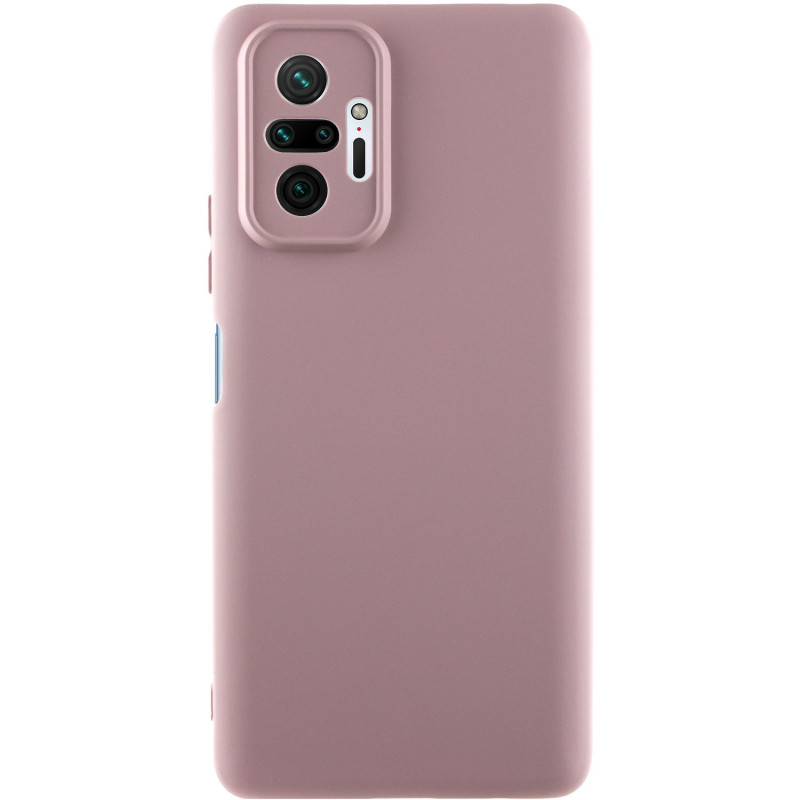 Чехол Silicone Cover Lakshmi Full Camera (AA) для Xiaomi Redmi Note 10 Pro / 10 Pro Max (Розовый / Pink Sand)