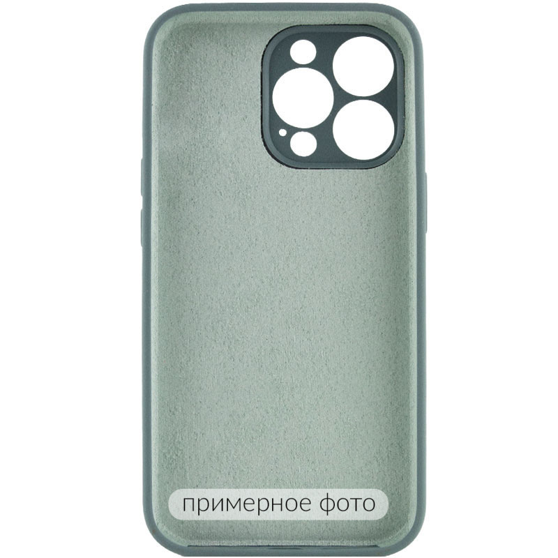 Фото Чехол Silicone Case Full Camera Protective (AA) NO LOGO для Apple iPhone 16 (6.1") (Зеленый / Pine green) на vchehle.ua