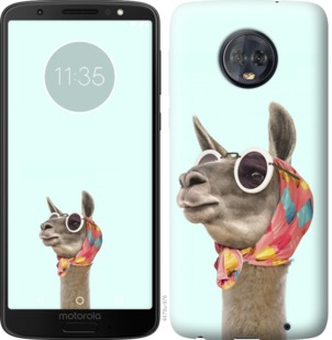 

Чехол Модная лама для Motorola Moto G6 Plus 765097