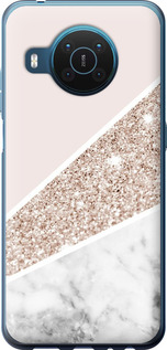 Чохол Пастельний мармур на Nokia X20