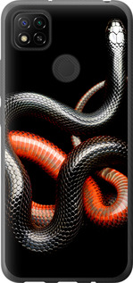 

Чехол Красно-черная змея на черном фоне для Xiaomi Redmi 9C 1685071