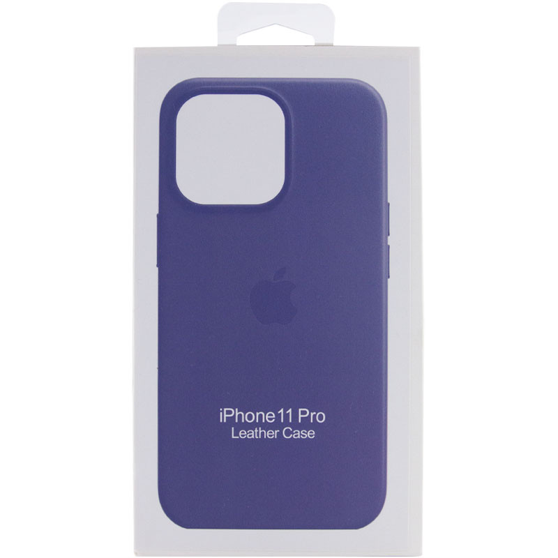 Замовити Шкіряний чохол Leather Case (AA Plus) на Apple iPhone 11 Pro Max (6.5") (Wisteria) на vchehle.ua