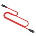Фото Дата кабель Hoco X21 Plus Silicone Type-C to Lightning (1m) (Чорний / Червоний) в маназині vchehle.ua