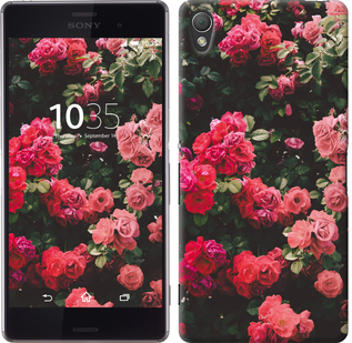 

Чехол Куст с розами для Sony Xperia Z3 639292
