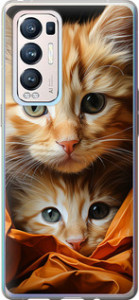 Чехол Котики 2 для Oppo Reno5 Pro Plus