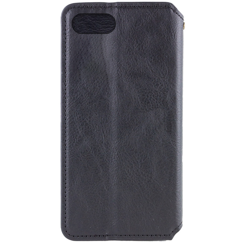 Фото Кожаный чехол-книжка GETMAN Cubic (PU) для Apple iPhone 7 / 8 / SE (2020) (4.7") (Черный) на vchehle.ua