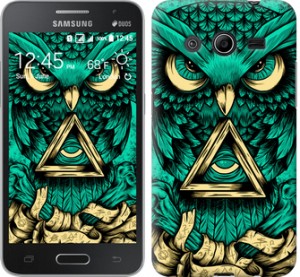 Чехол Сова Арт-тату для Samsung Galaxy Core 2 G355
