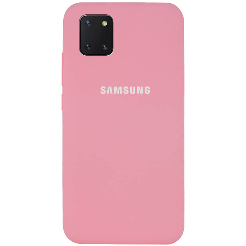 

Чехол Silicone Cover Full Protective (AA) для Samsung Galaxy Note 10 Lite (A81) (Розовый / Pink) 902044