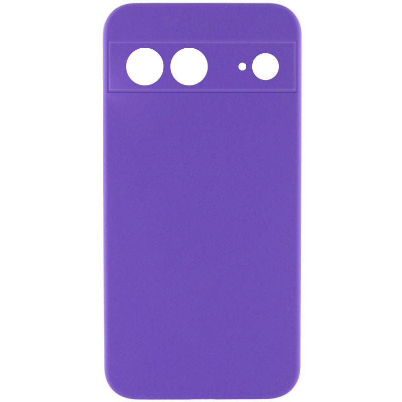 Чохол Silicone Cover Lakshmi Full Camera (AAA) на Google Pixel 7a (Фіолетовий / Amethyst)