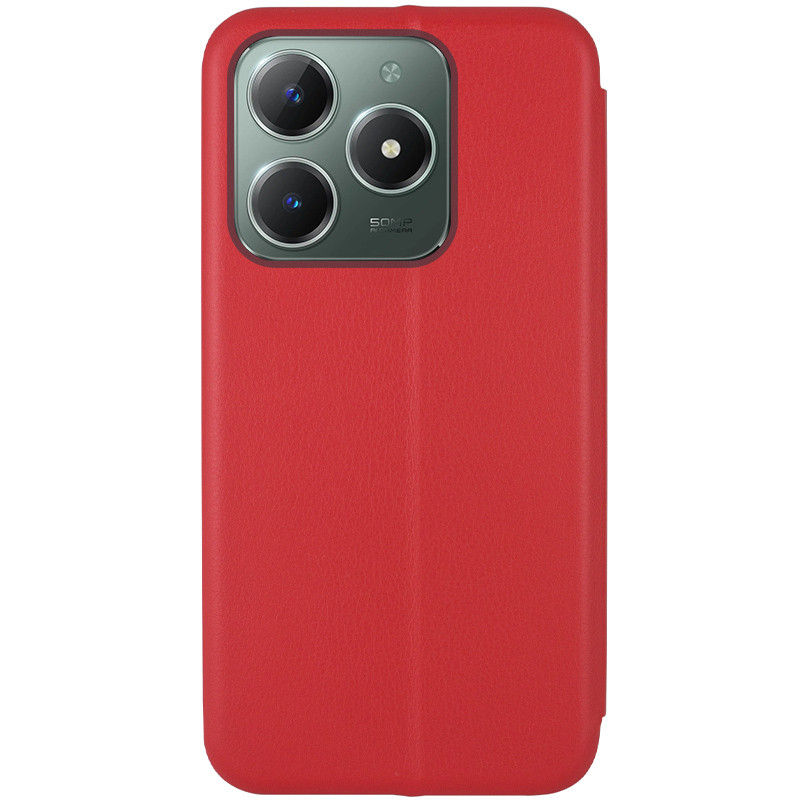 Фото Шкіряний чохол-книжка Classy на Realme C61 4G (Червоний) на vchehle.ua