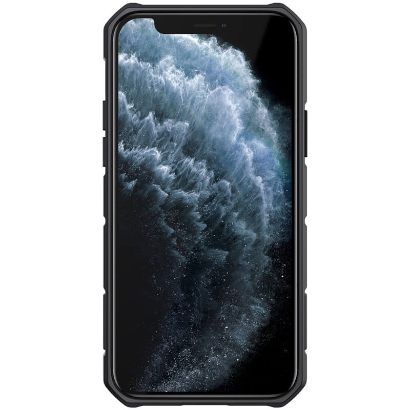 Фото TPU+PC чехол Nillkin CamShield Armor (шторка на камеру) для Apple iPhone 12 Pro Max (6.7") (Зеленый) на vchehle.ua