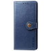 Кожаный чехол книжка GETMAN Gallant (PU) для Samsung Galaxy S21 FE (Синий)