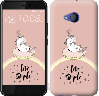 

Чехол Единорожка в пончике для HTC U11 Life 719234