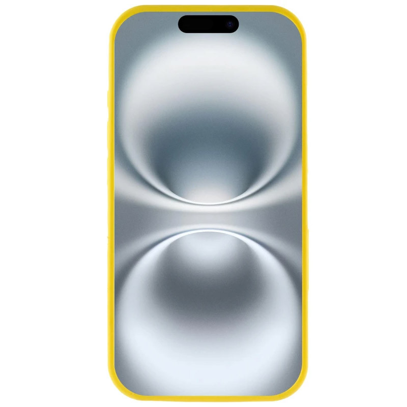 Фото Чохол Silicone Case Full Camera Protective (AA) на Apple iPhone 16e (6.1") (Жовтий / Yellow) на vchehle.ua