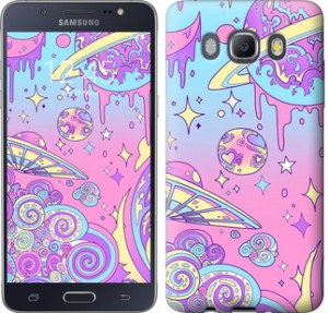 Чехол Розовая галактика для Samsung Galaxy J5 (2016) J510H
